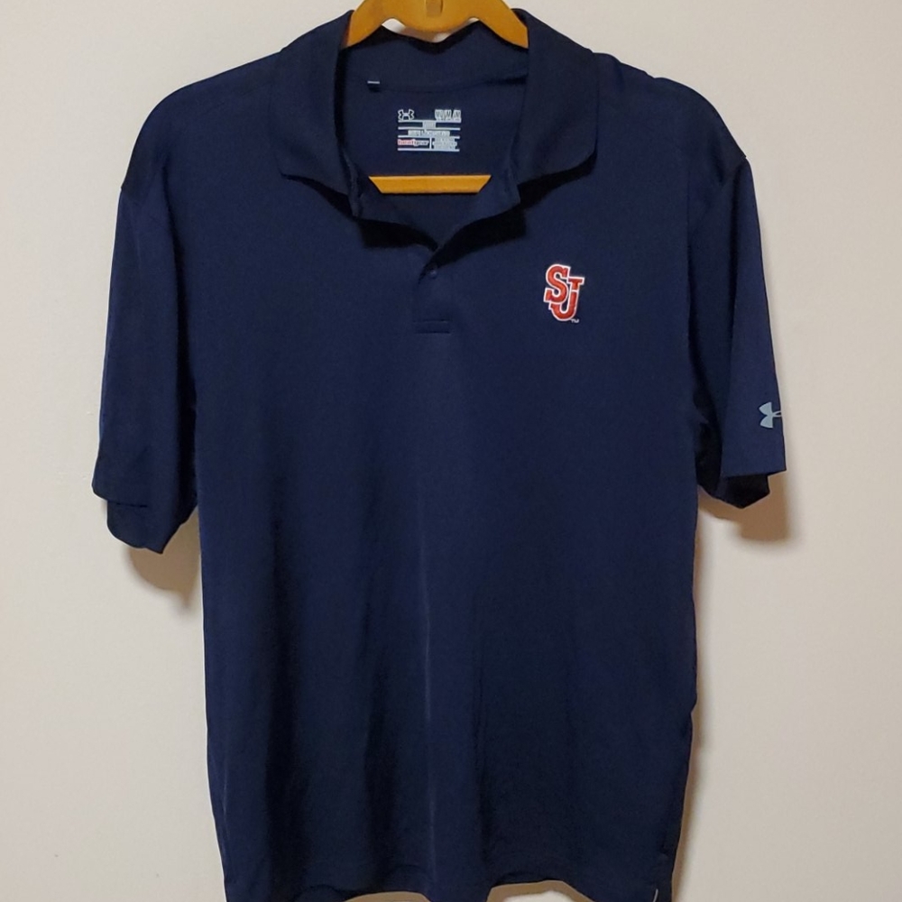 St. John's Univ navy Under Armour polo size M